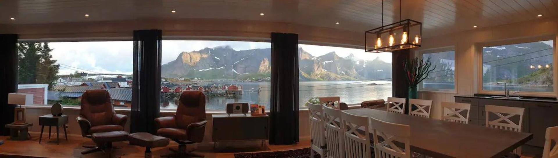 Lofoten Panoramic Luxury Home With Sauna Москенес Экстерьер фото