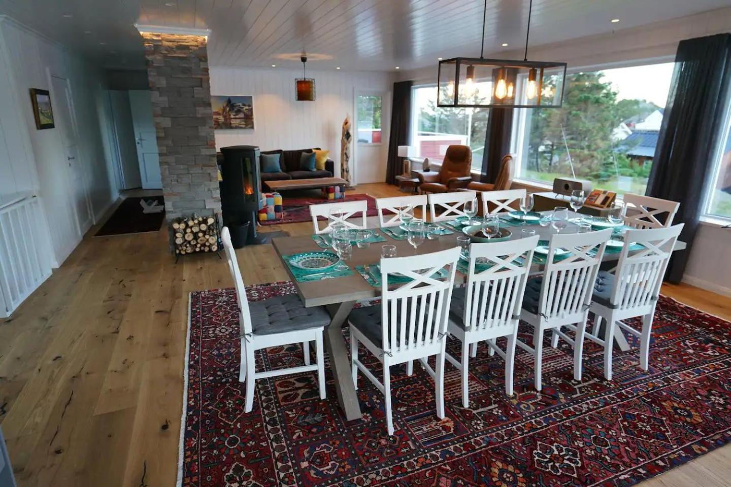Lofoten Panoramic Luxury Home With Sauna Москенес Экстерьер фото