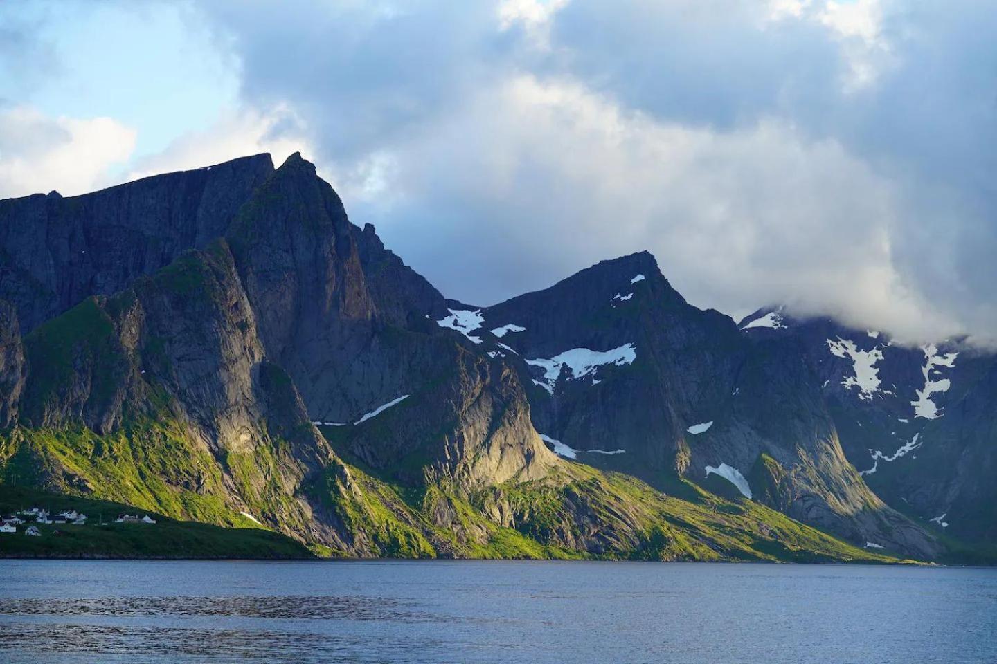 Lofoten Panoramic Luxury Home With Sauna Москенес Экстерьер фото