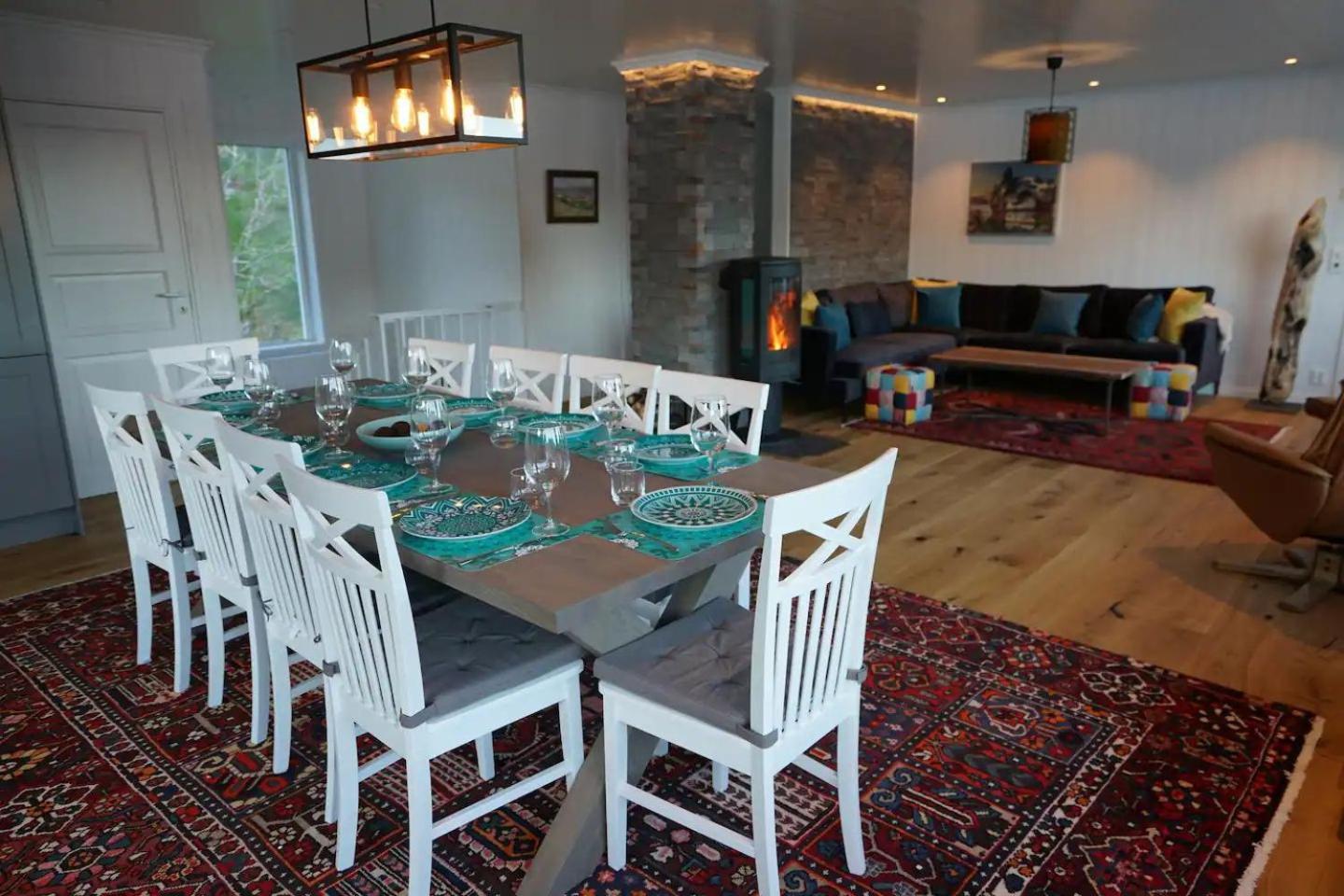 Lofoten Panoramic Luxury Home With Sauna Москенес Экстерьер фото