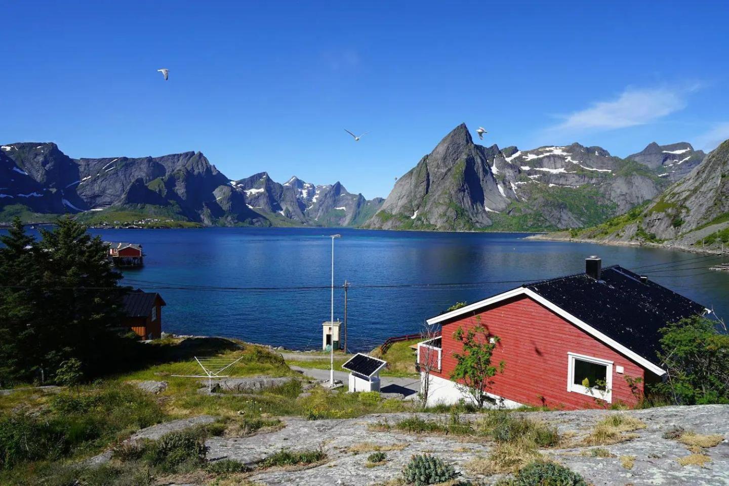 Lofoten Panoramic Luxury Home With Sauna Москенес Экстерьер фото